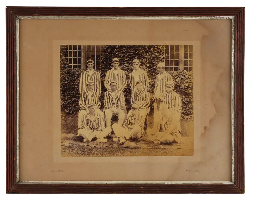 Wellingborough School cricket team -  Simso & Holme - England, c. 1890 Image 1++